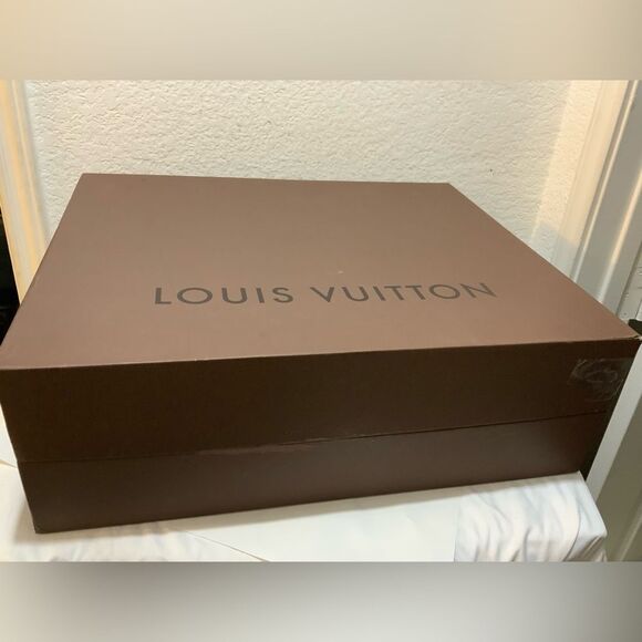 Louis Vuitton Extra Large Vintage Empty Storage Box Brown & 2 dust bags - Picture 1 of 13